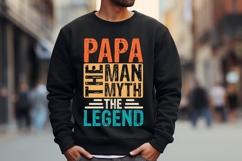 Papa The Man The Myth The Legend Svg, Father&#039;s Day Svg Product Image 2