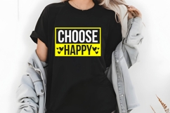 Choose Happy Svg, Motivation Svg Product Image 2