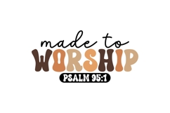 Made To Worship Svg, Christian Svg Product Image 2