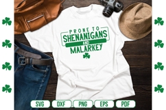 Prone To Shenanigans and Malarkey Svg, St. Patrick&#039;s Day Svg Product Image 1