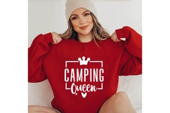 Camping Queen Svg, Camping Vibes Svg Designs Product Image 1