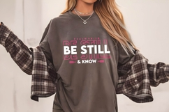 Be Still &amp; Know Svg, Religious Svg, Jesus God Svg Product Image 2