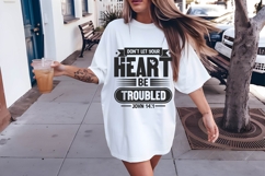 don&#039;t let your heart be troubled Svg, Religious Svg Product Image 2