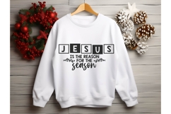 Jesus is the reason for the season Svg, Christmas Svg, Xmas Product Image 2