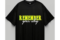 Remember Your Why Svg, Motivation Svg Product Image 2