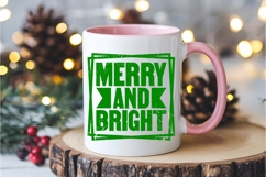 Merry and Bright Svg, Christmas Svg, Xmas Svg Product Image 2