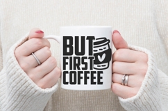 But First Coffee Svg, Trendy Coffee Svg Product Image 1