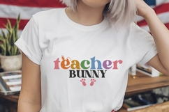 Teacher Bunny Svg, Easter Svg, Bunny Svg Product Image 2