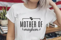 Mother Of Mayhem Svg, Mother's Day Svg Product Image 2