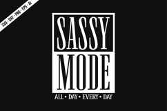 Sassy Mode Svg Design Product Image 2