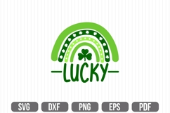 lucky Svg, St. Patrick&#039;s Day Svg Product Image 1