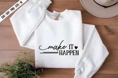 make it happen Svg Design Product Image 1