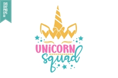 Unicorn Squad Svg, Unicorn Svg Design Product Image 2