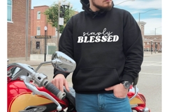 Simply Blessed Svg, Religious Svg, Jesus God Svg Product Image 2