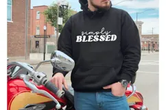 Simply Blessed Svg, Religious Svg, Jesus God Svg Product Image 2