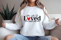 You Are So Loved Svg, Valentine&#039;s Day Svg Product Image 2