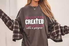 Created With a Purpose Svg, Religious Svg, Jesus God Svg Product Image 2