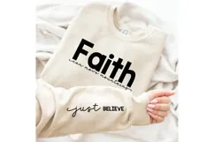 Faith can Move Mountains Svg, God Svg, Bible Svg Product Image 1