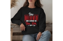 She Believed She Could so She Did Svg, Motivation Svg Product Image 2
