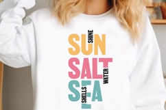 Sun Shine Salt Water Sea shells Svg, Summer Svg, Beach Svg Product Image 1