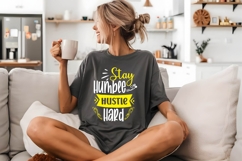 Stay humble hustle hard Svg, Funny Sarcastic Svg Product Image 2