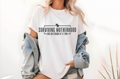 Surviving Motherhood one meltdown at a time Svg Product Image 2