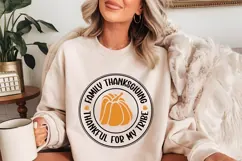Family Thanksgiving Svg, Autumn Svg, Fall Svg Designs Product Image 2