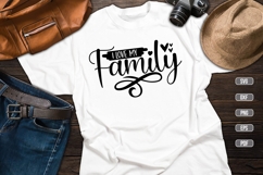 I Love My Family Svg, Family Svg Product Image 1