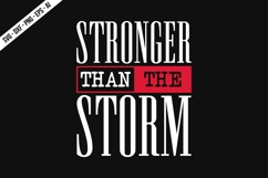 Stronger Than The Storm Svg Design Product Image 1