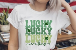 Lucky Vibes Svg, St. Patrick&#039;s Day Svg Product Image 2