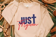 Not Perfect Just Forgiven Svg, Religious Svg, Jesus God Svg Product Image 2