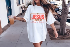 Jesus loves me this I know Svg, Religious Svg, Jesus God Svg Product Image 2