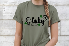 Lucky AND Blessed Svg, St. Patrick&#039;s Day Svg Product Image 2
