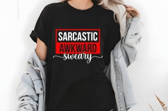 Sarcastic Awkward Sweary Svg, Funny Sarcastic Svg Product Image 2
