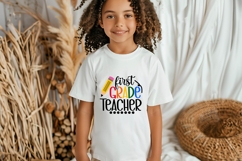 First Grade Teacher Svg, Back to School Svg Product Image 2