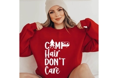 Camp Hair Don't Care Svg, Camping Vibes Svg Designs Product Image 2