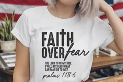 Faith Over Fear Svg, God Svg, Bible Svg Product Image 2