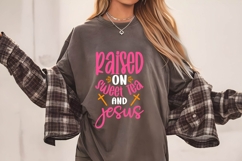 Raised on Sweet Tea and Jesus Svg, Religious Svg Product Image 2