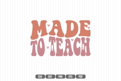 Retro teacher SVG Bundle Product Image 3