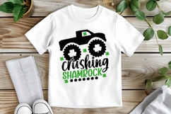 Crushing Shamrock Svg, St. Patrick&#039;s Day Svg Product Image 1
