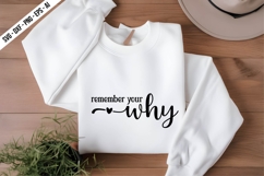 remember your why Svg Design Product Image 1