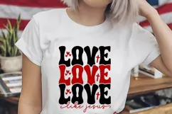 Love Like Jesus Svg, Love Svg, Bible Svg Product Image 2