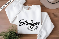 Stronger Than The Storm Svg Design Product Image 1