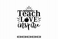 Teacher SVG Design Bundle, School Svg, Teacher Shirt Svg Product Image 6