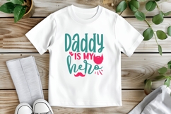 Daddy Is My Hero Svg, Father&#039;s Day Svg Designs Product Image 2
