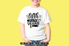 Fifth grade squad Svg, Back to School Svg Product Image 1