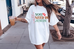 all you need is Jesus Svg, Religious Svg, Jesus God Svg Product Image 2