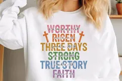 Easter is for Jesus shirt Svg, Faith Svg, Religious Svg Product Image 1