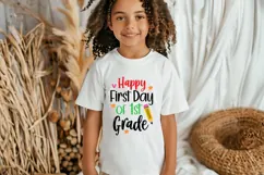 Happy First Day of 1st Grade Svg, Back to School Svg Product Image 2