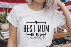 Best Mom in the World Svg, Mother&#039;s Day Svg Product Image 2